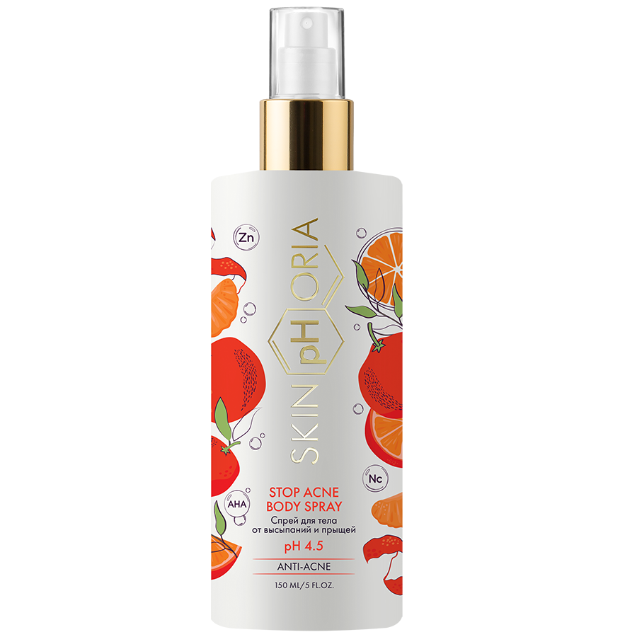 Спрей для тела от высыпаний и прыщей 